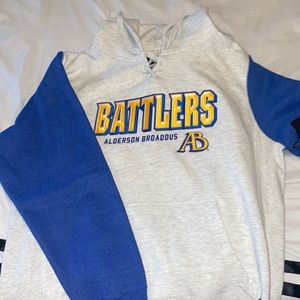 XXL Men’s Grey Battlers Hockey Pullover Hoodie